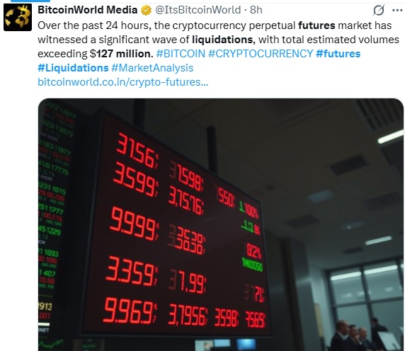 Crypto Futures Liquidations Cross $127M As Volatility Returns