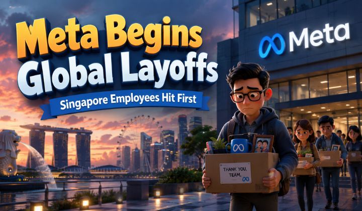 Meta Layoffs 2026! Meta Starts 8K Global Layoffs, Singapore Employees First To Be Hit