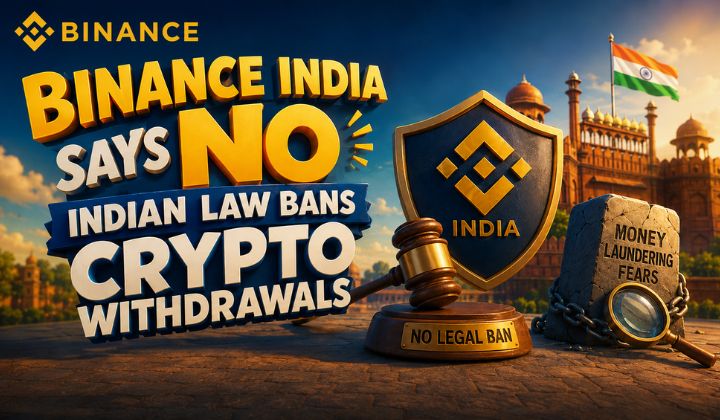 Can Indians Withdraw Crypto Freely? Binance Says No Law Restricts It
