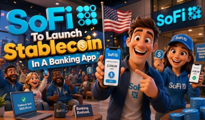 SoFi Becomes First US Bank To Launch Stablecoin In A Banking App For Retail Users