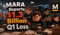MARA Reports $1.3 Billion Q1 Loss As Revenue Falls & Bitcoin Reserves Shrink