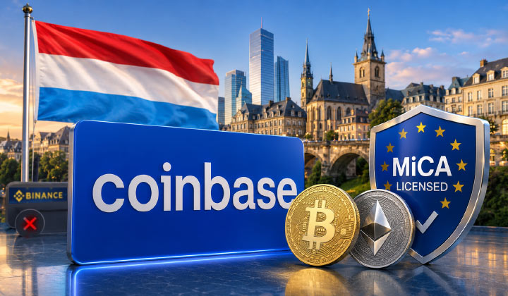 Coinbase Secures Luxembourg MiCA Hub As Binance Misses European Licence