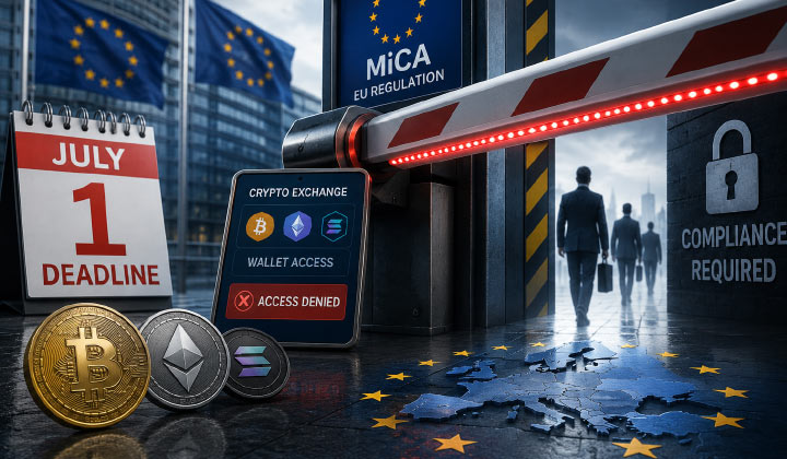 EU's July 1 MiCA Deadline Could Force Thousands Of Crypto Firms Out Of Europe
