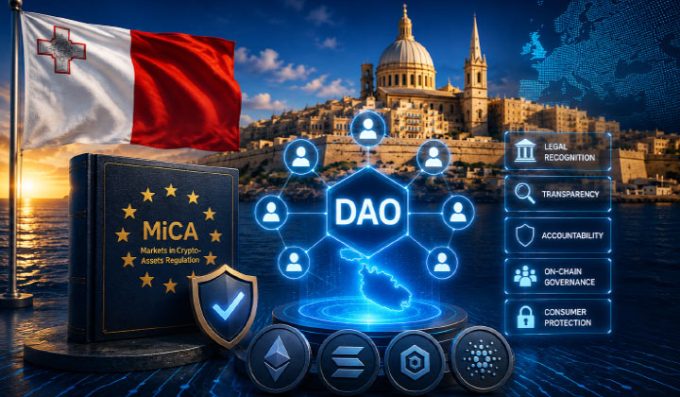 Malta Proposes DeFi Framework To Recognize DAOs Under MiCA