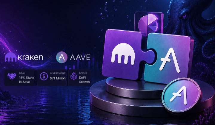 Kraken Reportedly In Talks To Buy 15% Stake In Aave In $71M DeFi Investment
