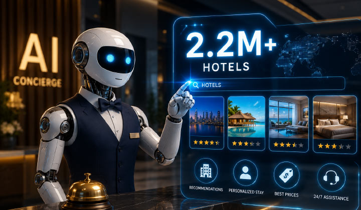 Travala Rolls Out AI Concierge For 2.2M Hotels