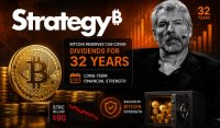 Strategy Says Bitcoin Reserves Can Cover Dividends For 32 Years As STRC Falls Below $90