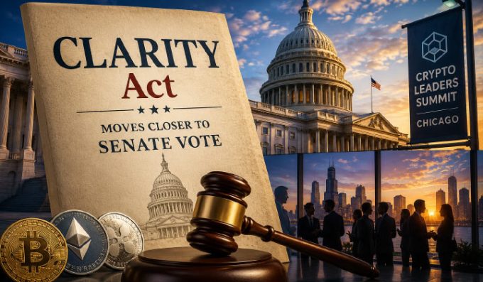 CLARITY Act Moves Closer To Senate Vote As Crypto Leaders Gather In Chicago