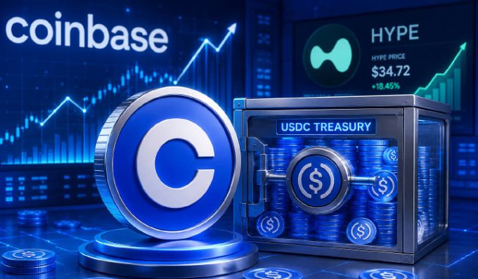 Coinbase Takes Over Hyperliquid USDC Treasury As HYPE Climbs