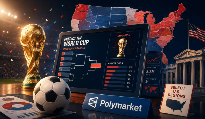Polymarket Launches World Cup Knockout Prediction Campaign In Select U.S. Regions