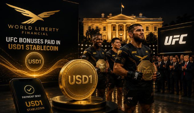 World Liberty Financial Pays UFC Bonuses In USD1 Stablecoin At White House Event