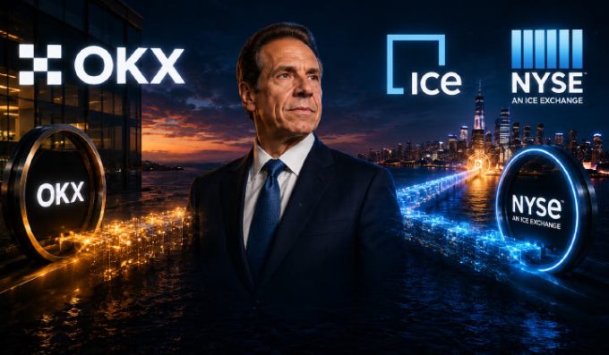 OKX & NYSE Owner ICE Launch Joint Venture Led By Andrew Cuomo