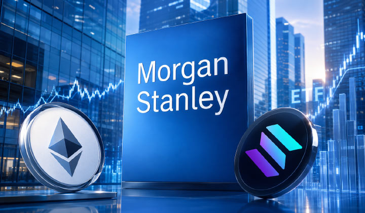 Morgan Stanley Reveals Low Fees & Staking Model For Ethereum, Solana ETFs