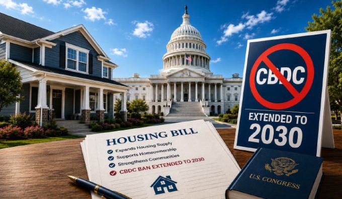 US Congress Advances Housing Bill With CBDC Ban Through 2030
