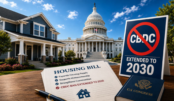 US Congress Advances Housing Bill With CBDC Ban Through 2030