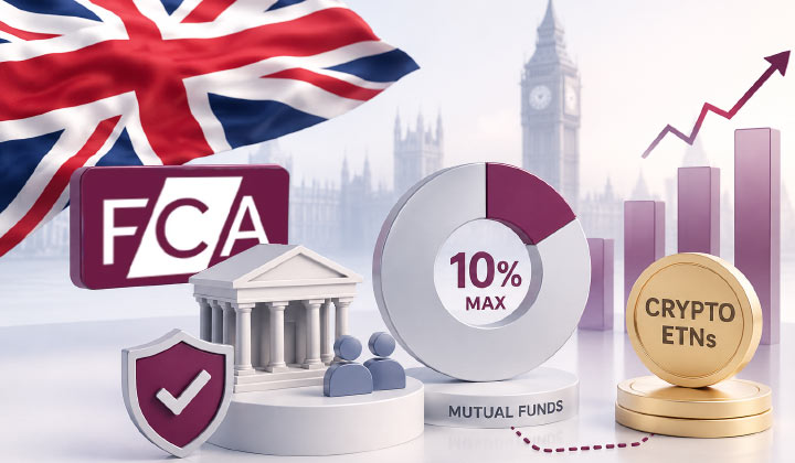 UK Regulator Proposes Allowing Mutual Funds Up To 10% Exposure To Crypto ETNs