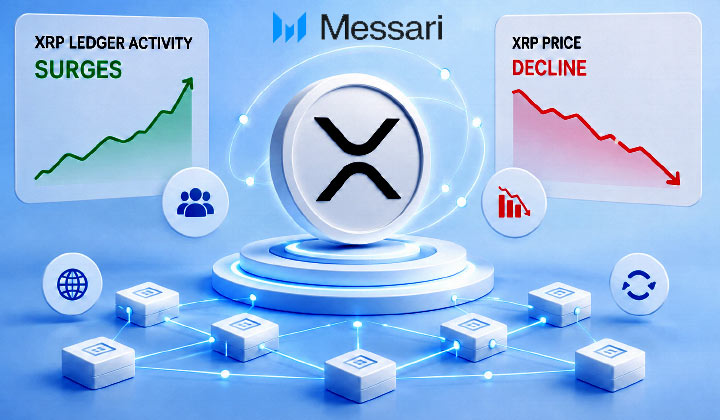 XRP Ledger Activity Surges Despite XRP Price Decline, Says Messari