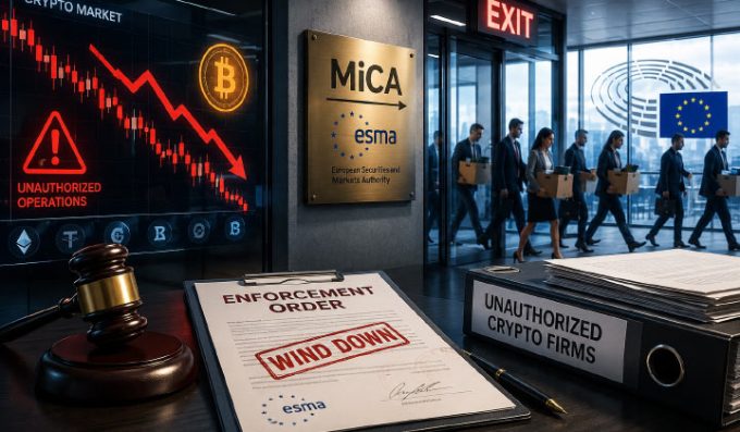 ESMA Orders Unauthorized Crypto Firms To Wind Down Before MiCA Deadline