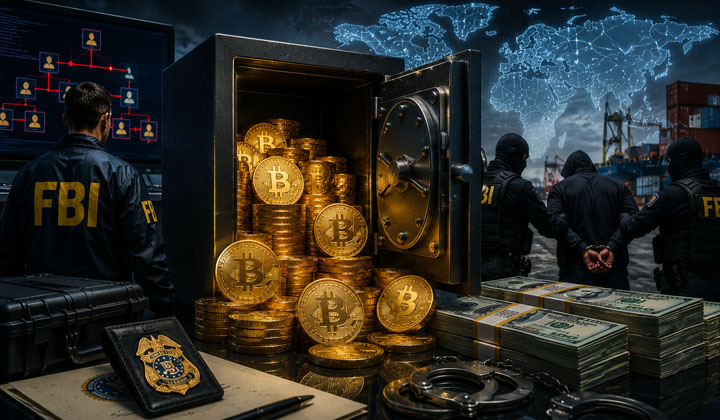 FBI Cracks Down on Global Crypto Scam Ring, Seizes Record Bitcoin Haul