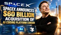 Elon Musk’s SpaceX Announces $60 Billion Acquisition Of AI Coding Platform Cursor