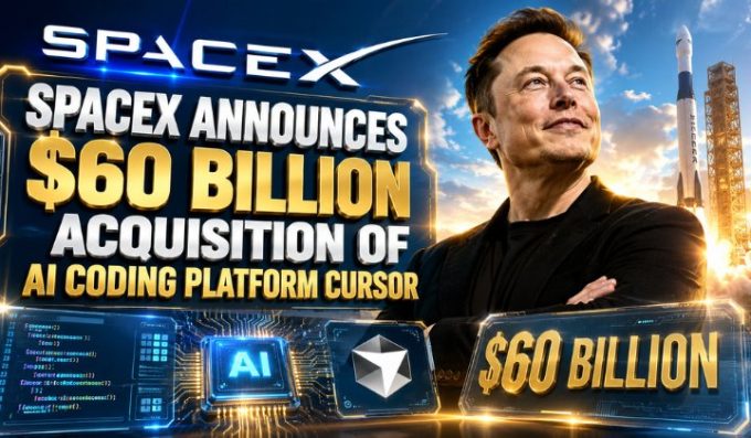 Elon Musk’s SpaceX Announces $60 Billion Acquisition Of AI Coding Platform Cursor