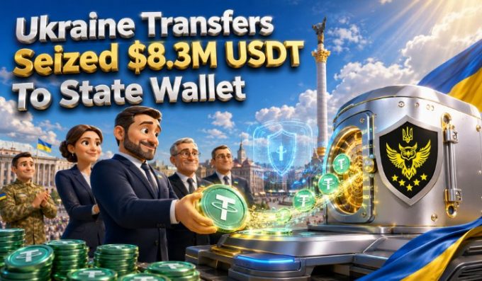 Ukraine Moves $8.3 Million In Seized USDT To State Wallet In Historic First
