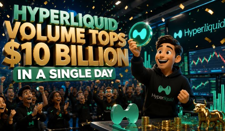 Hyperliquid Volume Tops $10 Billion In A Single Day, Cementing Market Dominance