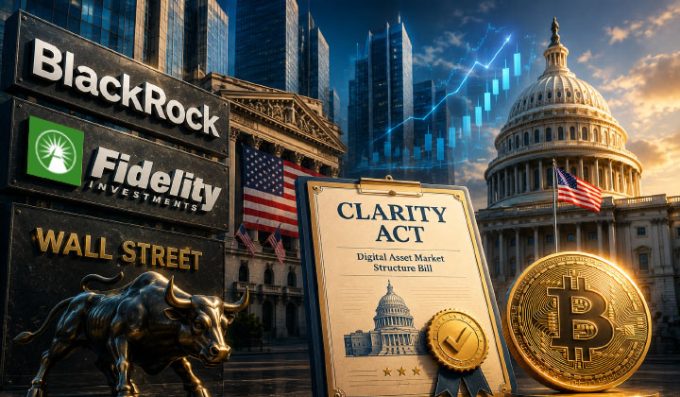 BlackRock, Fidelity & Wall Street Giants Rally Behind Clarity Act As Crypto Bill Gains Momentum