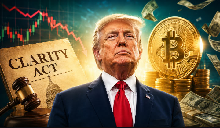 Clarity Act Passage Odds Drop As Trump’s $1.4B Crypto Income Disclosure Sparks Ethics Debate