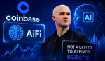 Coinbase Promotes ‘AiFi’ As CEO Armstrong Rejects Crypto To AI Pivot