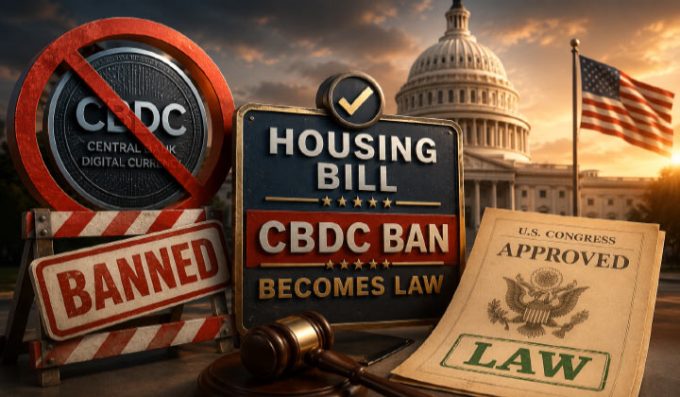 Housing Bill With CBDC Ban Becomes Law Without Trump's Signature