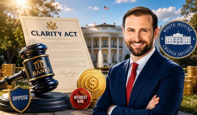 White House Crypto Advisor Patrick Witt Says Banks Oppose CLARITY Act Despite Stablecoin Interest Ban
