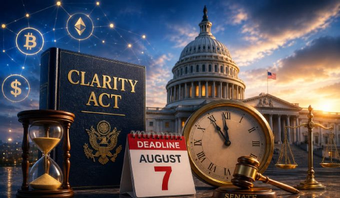 CLARITY Act Faces Aug. 7 Deadline As Senate Clock Ticks Down