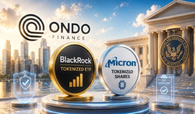 Ondo Finance Launches SEC-aligned Tokenized BlackRock ETF & Micron Shares
