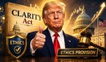 Trump Supports Ethics Provision As CLARITY Act Moves Forward