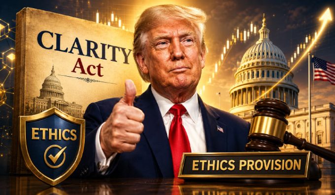 Trump Supports Ethics Provision As CLARITY Act Moves Forward