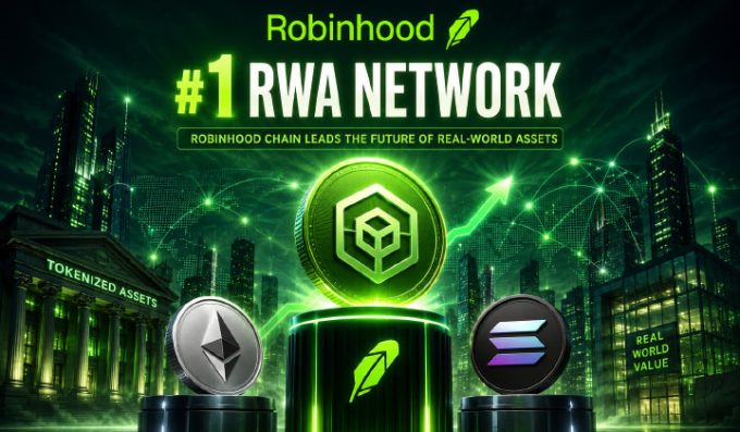 Robinhood Chain Beats Ethereum, Solana To Become No. 1 RWA Network