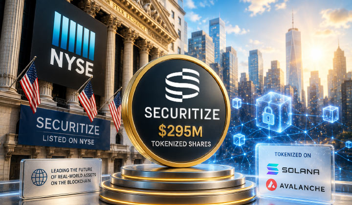 Securitize Lists On NYSE & Tokenizes $295M Of Its Own Shares On Solana & Avalanche