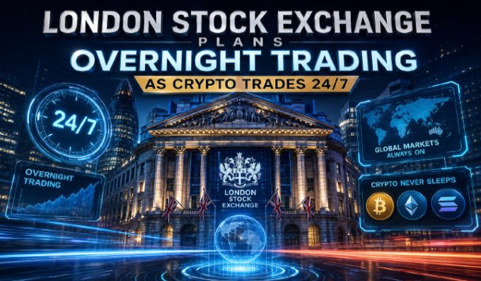 London Stock Exchange Plans Overnight Trading As Crypto Trades 24/7