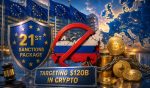 EU Hits Russia With Enormous 21st Sanctions Package Targeting $120B Crypto Network