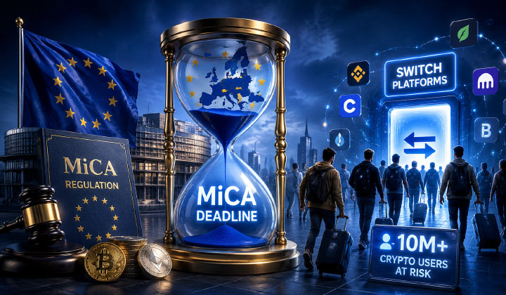 EU's MiCA Deadline Could Force More Than 10M Crypto Users To Switch Platforms