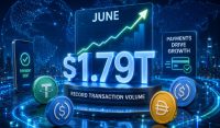 Stablecoin Transaction Volume Hits Record $1.79T In June As Payments Drive Growth