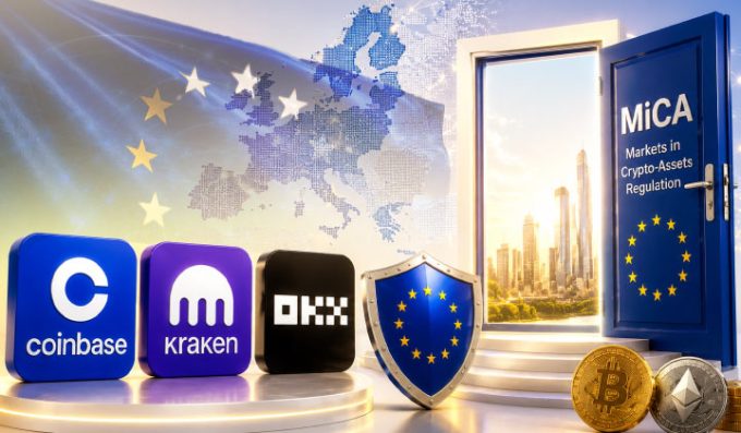 Coinbase, Kraken, OKX Target EU Users As MiCA Reshapes Crypto Market