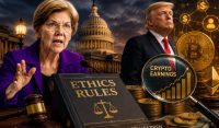 Elizabeth Warren Pushes Ethics Rules As Trump's Crypto Earnings Come Under Spotlight