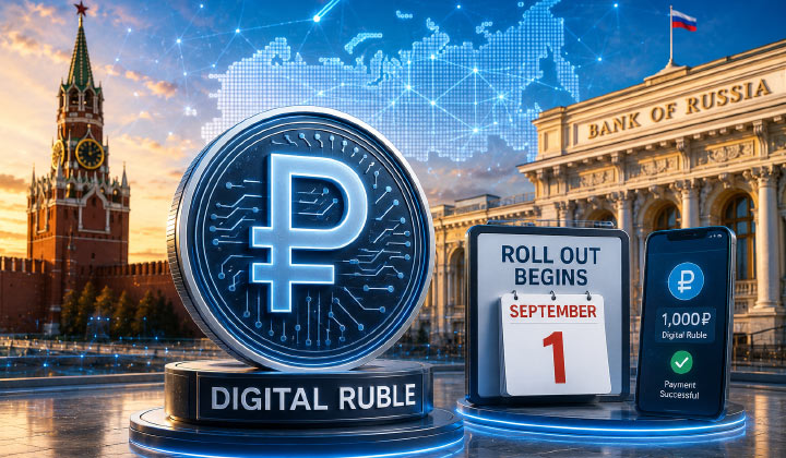 Russia Confirms Digital Ruble Rollout Will Begin On September 1