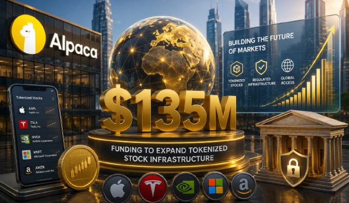 Crypto Brokerage Firm Alpaca Raises $135M To Expand Tokenized Stock Infrastructure