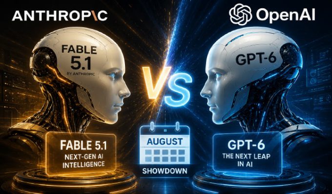 Anthropic & OpenAI Prepare For August AI Model Faceoff Between Fable 5.1 & GPT-6
