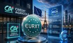 Crédit Agricole Launches Euro Stablecoin EURXT Under MiCA Framework