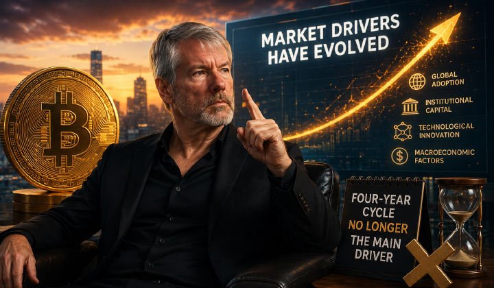 Michael Saylor Says Bitcoin's Four-year Cycle Is No Longer The Main Market Driver