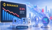 Binance Reports 38% Drop In DeFi Total Value Locked As Ethereum & Solana Slow